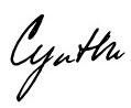 Cynthia Watt signature