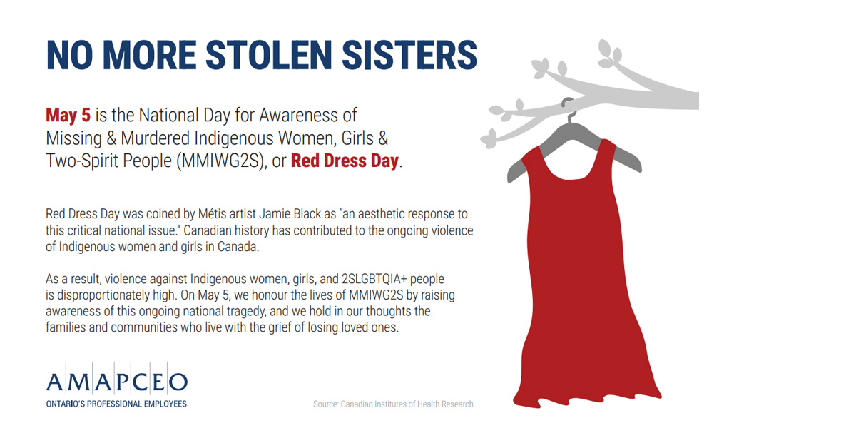 Poster to support the Indigenous Circle’s event for the National Day for Awareness of Missing & Murdered Indigenous Women Girls & Two-Spirt People (MMIWG2S)  