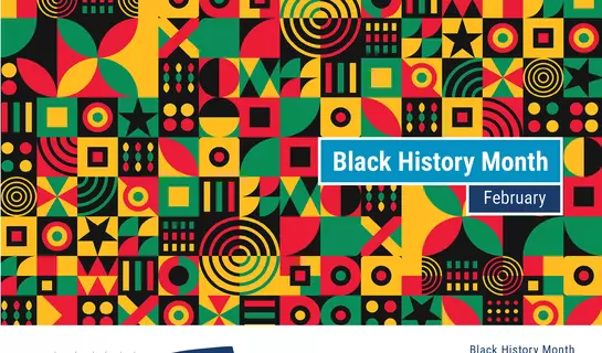 Black History Month - February - Social media shareable graphic