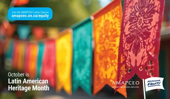 Image of banner for "October is Latin American Heritage Month"