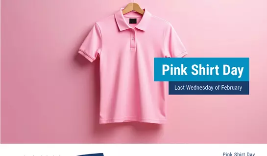 Pink Shirt Day Banner - Last Wednesday of February