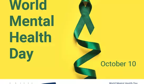 Image of banner for World Mental Health Day on October 10