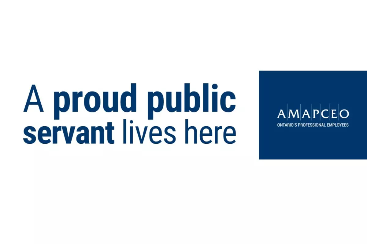 Image of poster - A proud public servant lives here