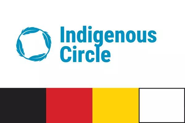 AMAPCEO Indigenous Circle, which consists of four feathers curved to form a circle
