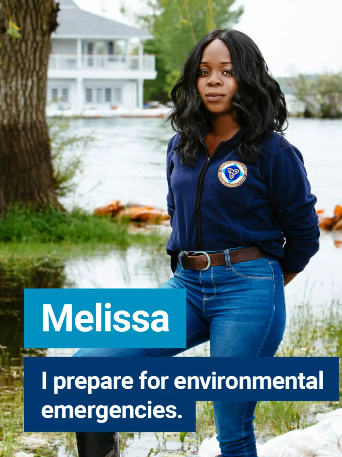 "Melissa - I prepare for environmental emergencies" AMAPCEO member Melissa, a program assistant at emergency management