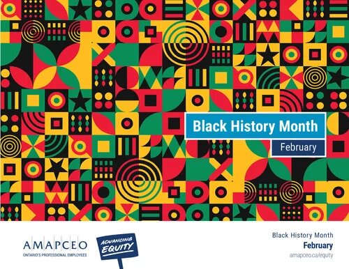 Black History Month - February - Social media shareable graphic