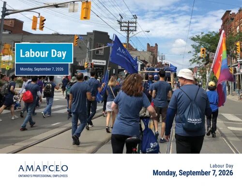 Image of AMAPCEO contingent at Labour Day Parade