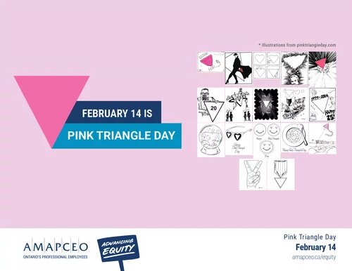 Image of Pink Triangle Day banner