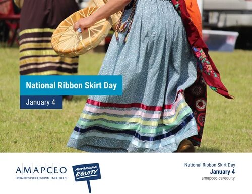 National Ribbon Skirt Day - January 4 - Poster