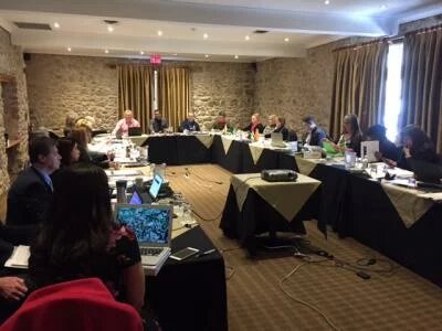 AMAPCEO Board at planning session in March 2017