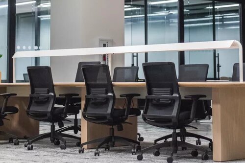 A photo of an empty office