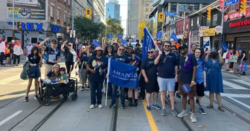Image of AMAPCEO contingent at 2026 Labour Day parade
