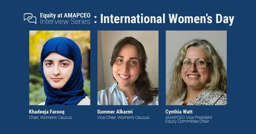 Image of Equity at AMAPCEO Interview Series: International Women's Day