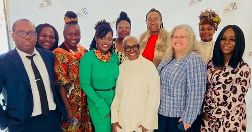 Image of AMAPCEO contingent at OBHS 37th Annual Black History Month Kick-off Brunch