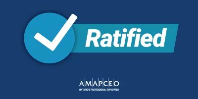 An image that says Ratified with a check mark
