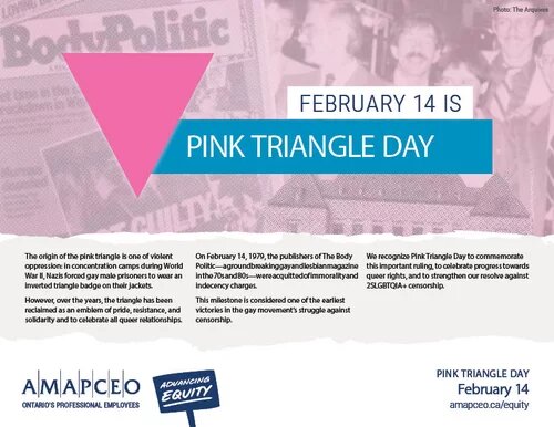 Pink triangle day