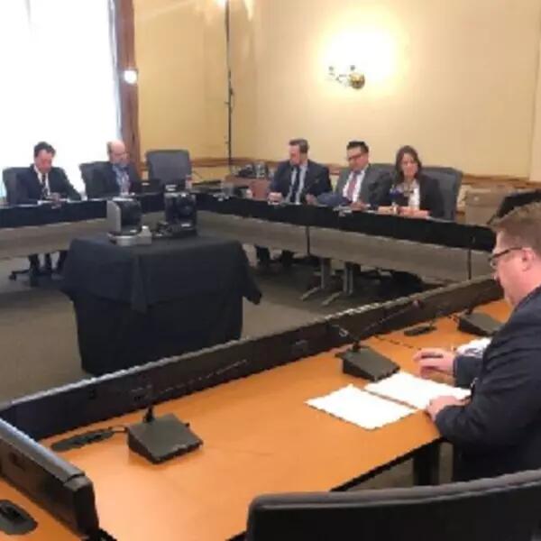 President Dave Bulmer before the Ontario Legislature’s Standing Committee on Finance and Economic Affairs to present AMAPCEO’s pre-budget submission. 