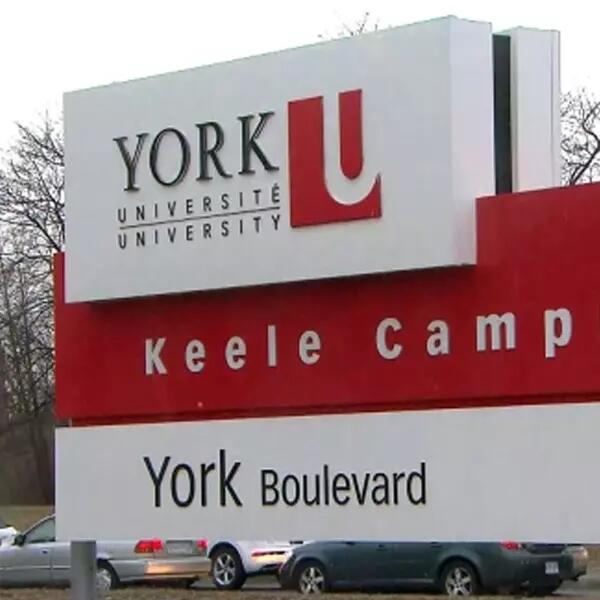 Image of York University sign