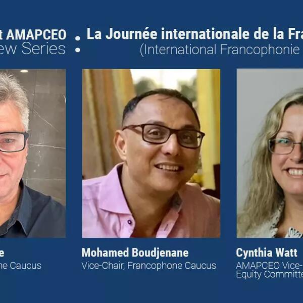 Image of Equity at AMAPCEO Interview Series: La Journée internationale de la Francophonie