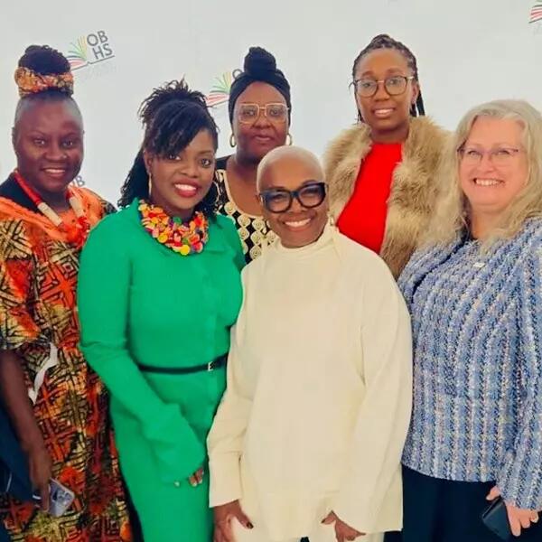 Image of AMAPCEO contingent at OBHS 37th Annual Black History Month Kick-off Brunch