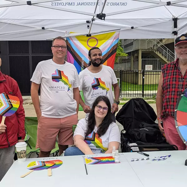 Image of Pride Caucus Members at Pride in Toronto