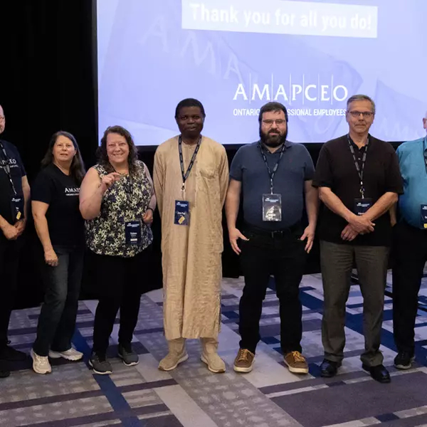 Image of recognition segment of WPRs at the Workplace Representatives' Conference