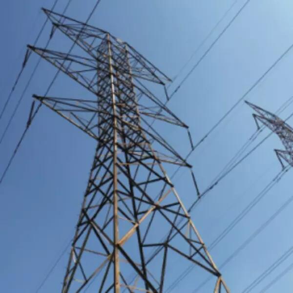 A photo of powerlines